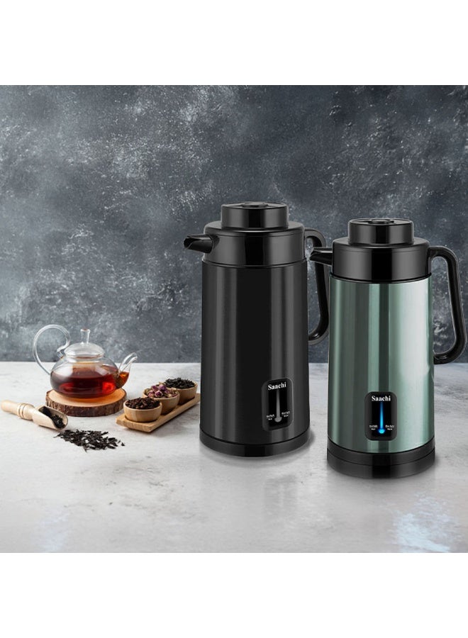 Saachi Stainless Steel Electric Kettle with Smart Chip, Auto Boil & 10-Hour Keep Warm 3 L 1500 W NL-KT-7771-BK black - Image 5