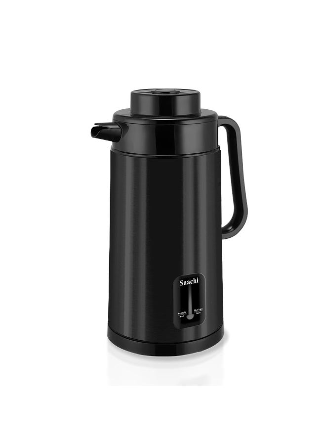 Saachi Stainless Steel Electric Kettle with Smart Chip, Auto Boil & 10-Hour Keep Warm 3 L 1500 W NL-KT-7771-BK black - Image 2