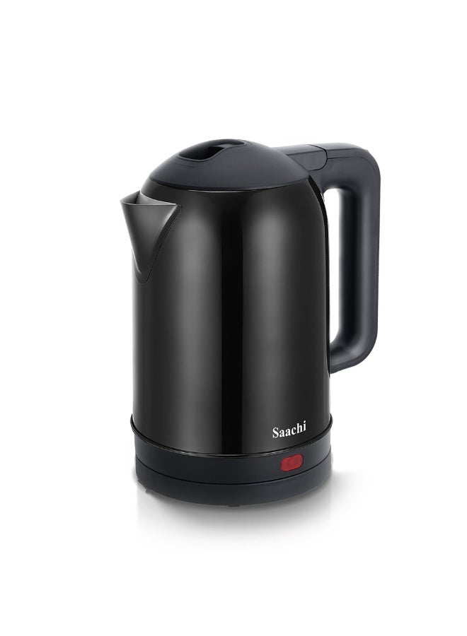 Saachi Cordless Electric Kettle – Rapid Boil, Auto Shut-Off, & Safety Features 2 L 1500 W NL-KT-7770-BK Black - Image 1