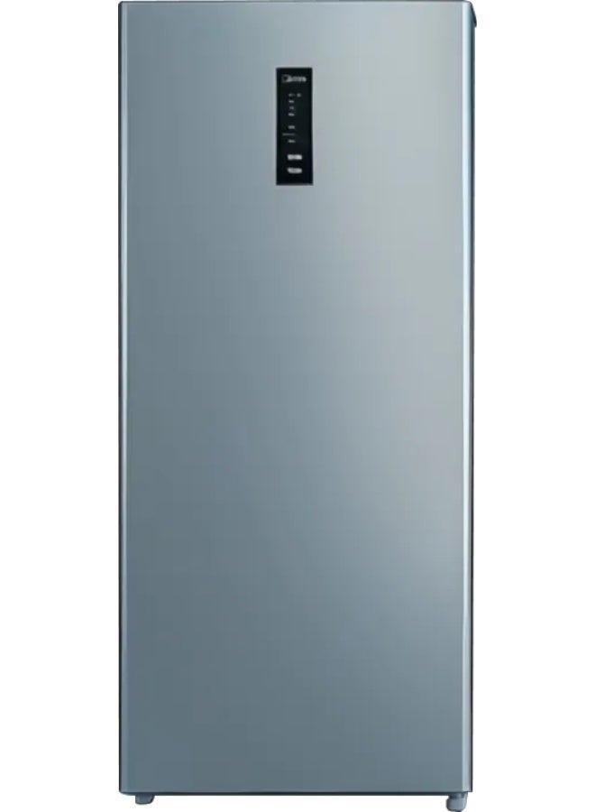 Midea No Frost Upright Freezer, 5 Drawers, Digital Display, Inverter, Silver, MDRU255FEN50 150 W MDRU255FEN50 silver - Image 1