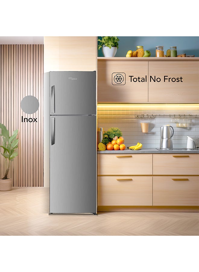 SUPER GENERAL 410L Gross Capacity & 334L Net Capacity Double Door Top Mount Refrigerator with Inverter Compressor, No Frost, Lock & Key, Quiet Operation, LED light, Inox, SGR410AN SGR410AN Inox - Image 3
