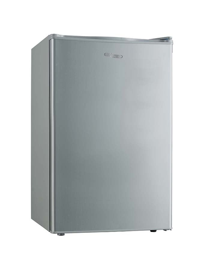 SUPER GENERAL 140 Liter Gross Compact Mini-Refrigerator, 122 Liters Net Volume, Freezer-Box, Adjustable Wired Shelves, Reversible door, Child Lock, SGR060KSE, Silver SGR060KSE silver - Image 1