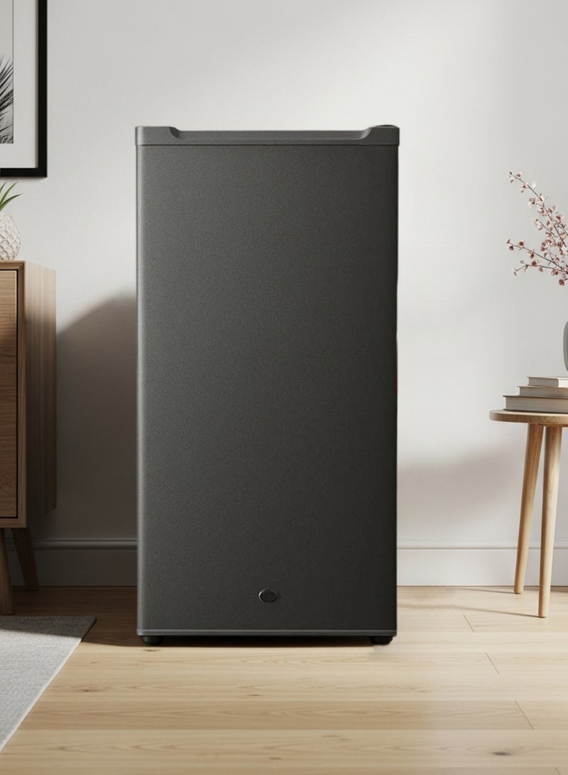 دانسات ثلاجة باب واحد - 2.9 قدم - 85 لتر - 3 رفوف - ضوء داخلي - قفل ومفتاح - فضي داكن - DAN140SR - Image 2