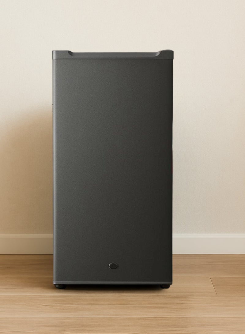 دانسات ثلاجة باب واحد - 2.9 قدم - 85 لتر - 3 رفوف - ضوء داخلي - قفل ومفتاح - فضي داكن - DAN140SR - Image 3