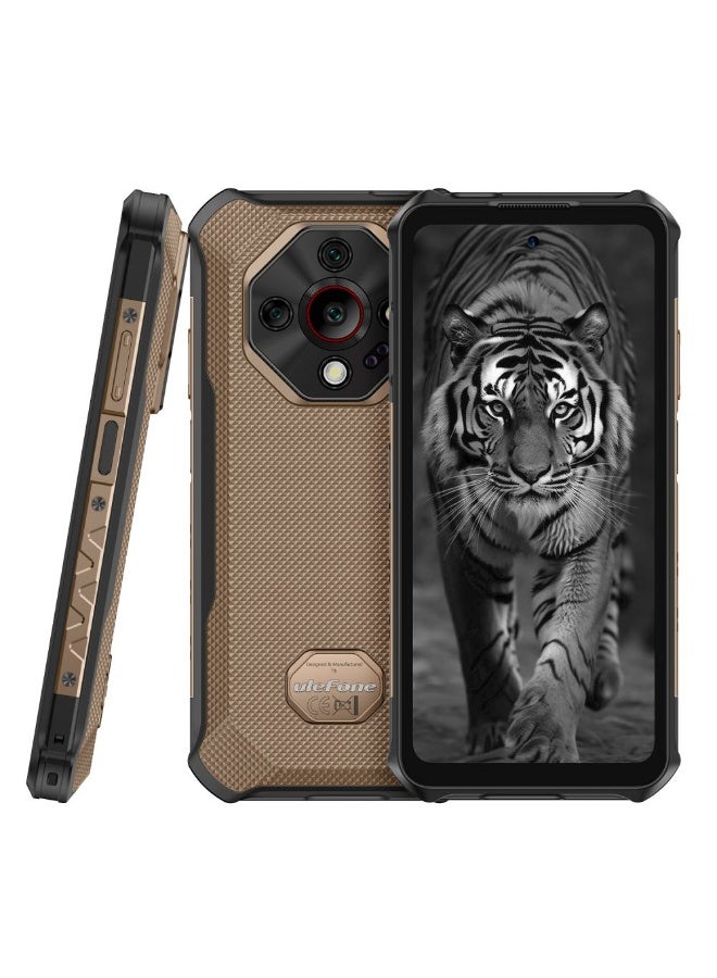 Ulefone ARMOR X16 | 6GB RAM 128GB ROM | 10360 mAh Battery | 6.56-Inch HD+ Screen | Triple Camera | MediaTek Helio G91 | Android 15 | NFC - Sand Dune - Image 1