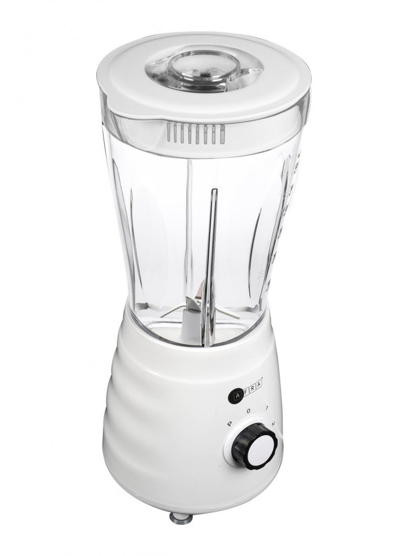 AFRA 2-in-1 Blender with Grinder Cup | 1.5L Plastic Jug, Stainless Steel Blade | 2-Speed Control with Pulse | Anti-Slip Feet | 500W | Model AF-500BLWT | Multi-Color | 2-Year Warranty 1.5 L 500 W AF-500BLWT White - Image 4