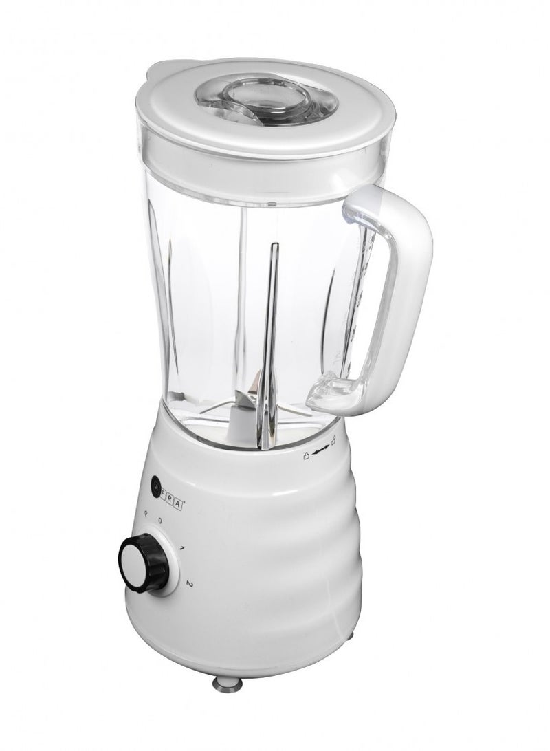 AFRA 2-in-1 Blender with Grinder Cup | 1.5L Plastic Jug, Stainless Steel Blade | 2-Speed Control with Pulse | Anti-Slip Feet | 500W | Model AF-500BLWT | Multi-Color | 2-Year Warranty 1.5 L 500 W AF-500BLWT White - Image 5