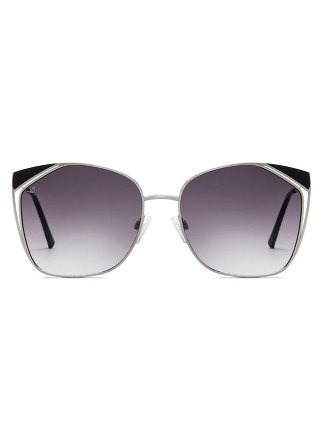 VINCENT CHASE Women's Vincent Chase By Lenskart | Silver Pink Full Rim Cat Eye | Economic Range | Branded Latest and Stylish Sunglasses | 100% UV Protected | Women | Large | VC S15795 - Image 2