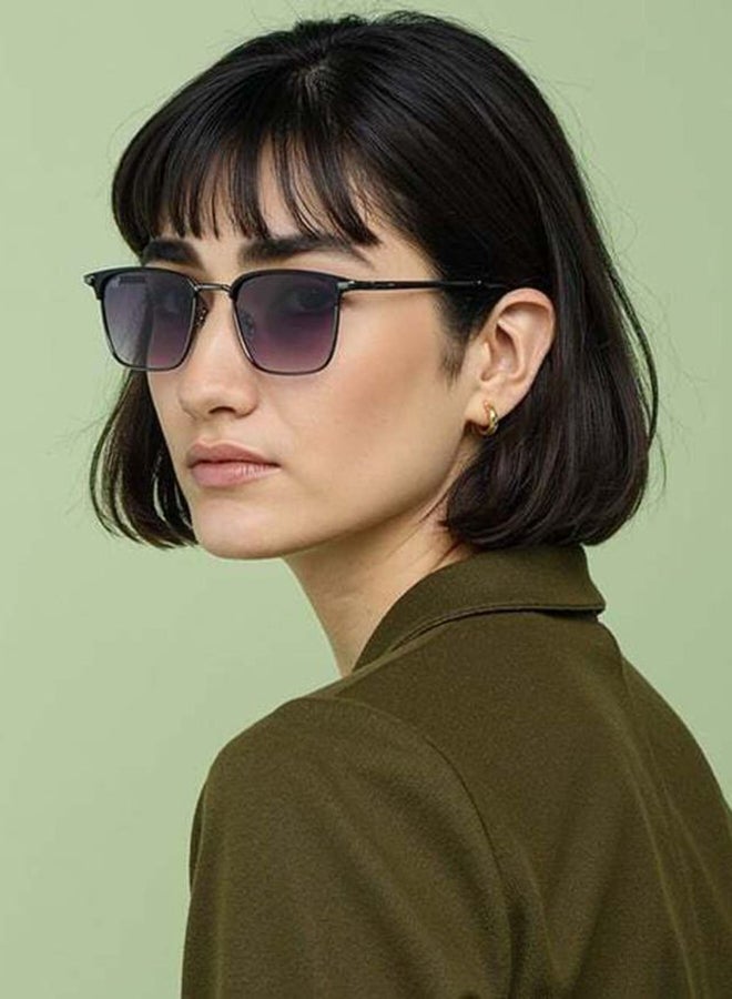 VINCENT CHASE By Lenskart | Gunmetal Grey Full Rim Rectangular | Economic Range | Branded Latest and Stylish Sunglasses | 100% UV Protected | Men & Women | Medium | VC S15799 - Image 4