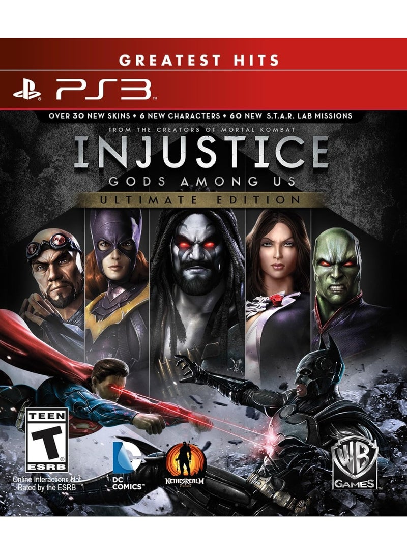 Warner Bros Injustice: Gods Among Us - Ultimate Edition - PlayStation 3 (PS3) - PlayStation 3 (PS3) - Image 1