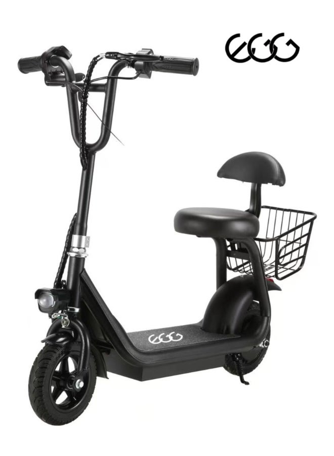 Egg Electric Scooter with Basket for kids | Electric Scooter | Electric Scooter with Seat | Foldable Electric Scooter | 36V Voltage | 250W Motor | Front and Rear Lights | Storage Basket | 8-Inch Tires - Image 1