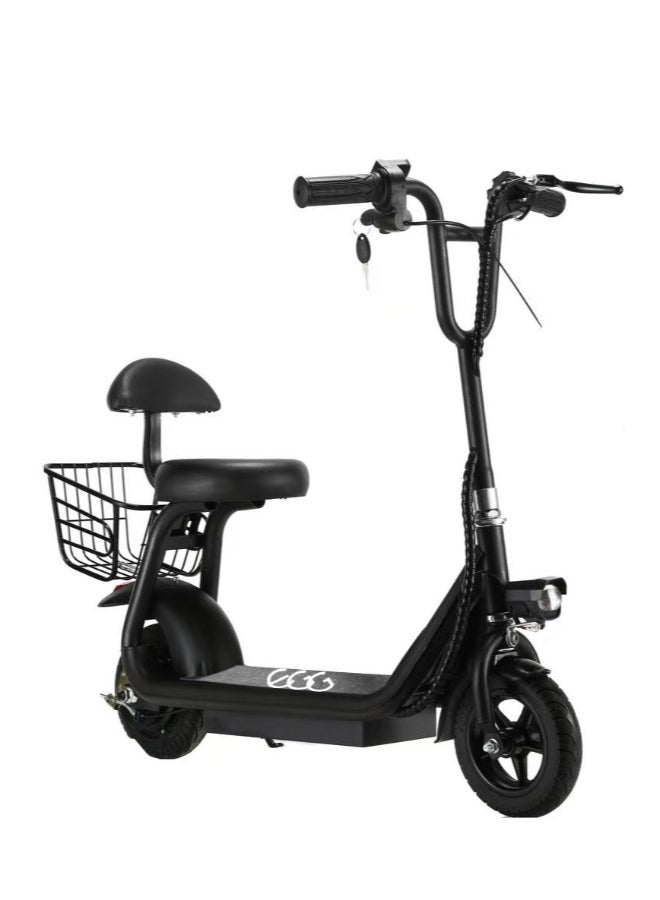 Egg Electric Scooter with Basket for kids | Electric Scooter | Electric Scooter with Seat | Foldable Electric Scooter | 36V Voltage | 250W Motor | Front and Rear Lights | Storage Basket | 8-Inch Tires - Image 2