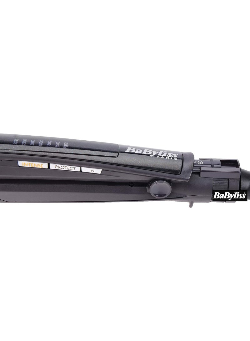 BaByliss Hair Straightener wet & Dry Straight 2in1 Straightening And Curling | Advanced Heat Technology With Quick Heat-up Time ST330ALE Black black - Image 4