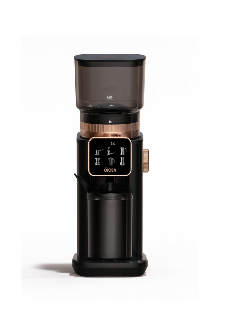Arzum Master Grind Coffee Grinder – Copper | 60 Grinding Levels | Turkish Coffee, Espresso, Moka Pot, French Press & Cold Brew | Color Display | Grind’n Take Bean Container 200 W OK0044-04 Copper - Image 1