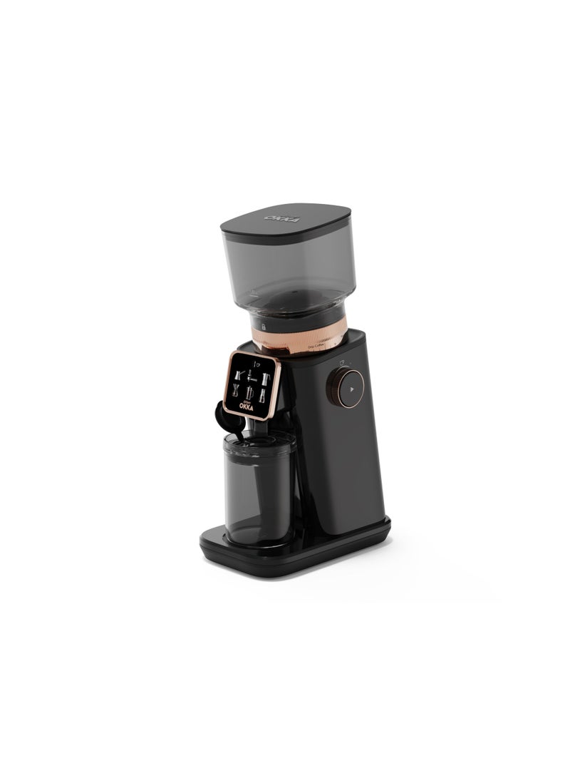 Arzum Master Grind Coffee Grinder – Copper | 60 Grinding Levels | Turkish Coffee, Espresso, Moka Pot, French Press & Cold Brew | Color Display | Grind’n Take Bean Container 200 W OK0044-04 Copper - Image 3