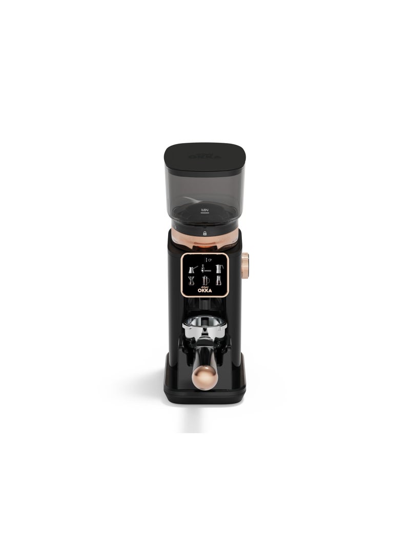 Arzum Master Grind Coffee Grinder – Copper | 60 Grinding Levels | Turkish Coffee, Espresso, Moka Pot, French Press & Cold Brew | Color Display | Grind’n Take Bean Container 200 W OK0044-04 Copper - Image 4