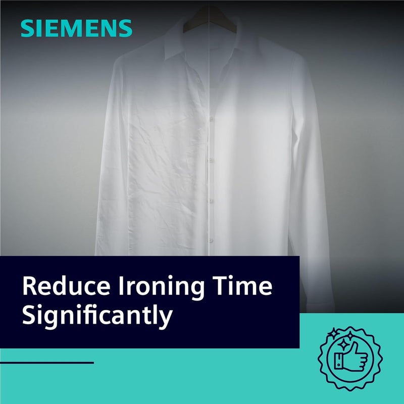 سيمنز غسالة ملابس WG56B20XGC IQ700 تحميل أمامي، 10 كجم، 1600 دورة في الدقيقة، اتصال منزلي، غسالة مصنوعة في ألمانيا - Image 5