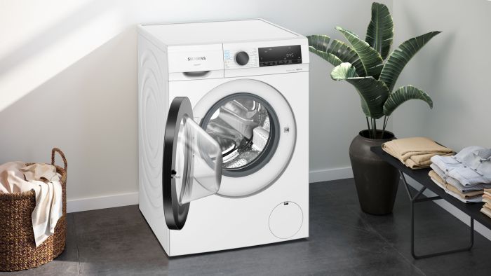 سيمنز WN44A200GC غسالة ومجفف أوتوماتيكي بالكامل iQ300 سعة 9 كجم غسيل / 5 كجم تجفيف، محرك عاكس، SpeedPack L، HygieneCare، تقنية iSensoric - Image 3