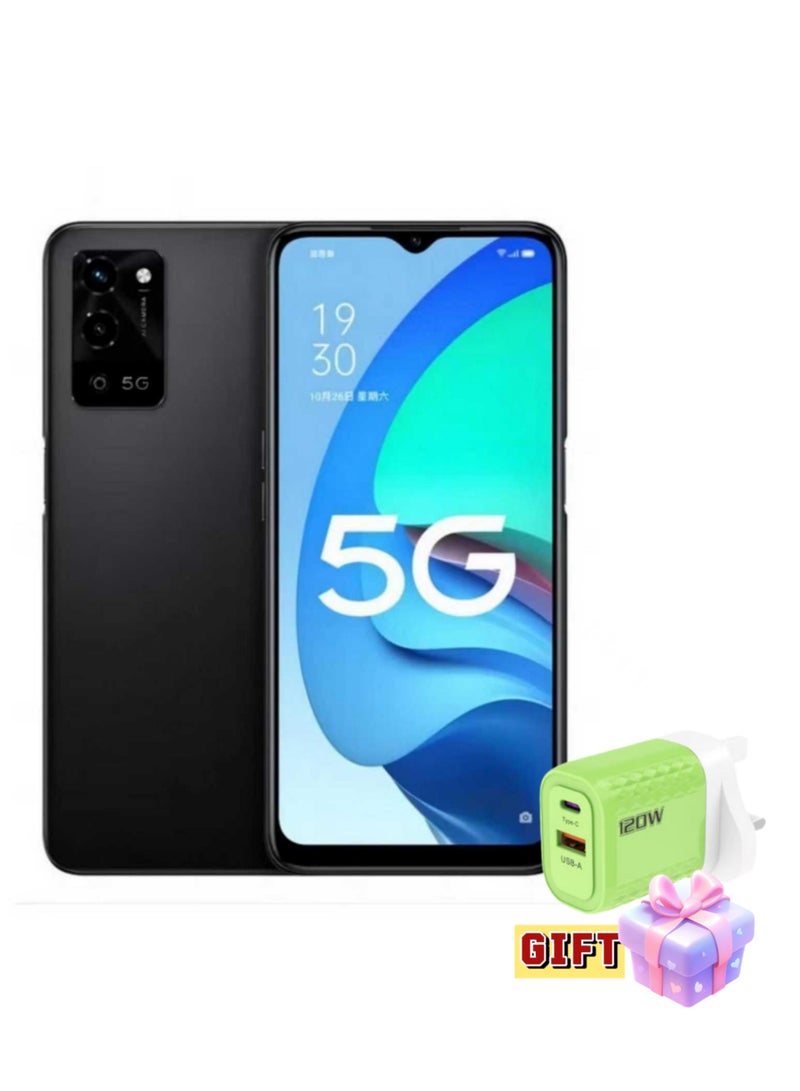 OPPO A56 5G Dual Sim Black 8GB RAM 256GB +Free Gift Pack High Power Charger Type-C And USB-A - Image 1