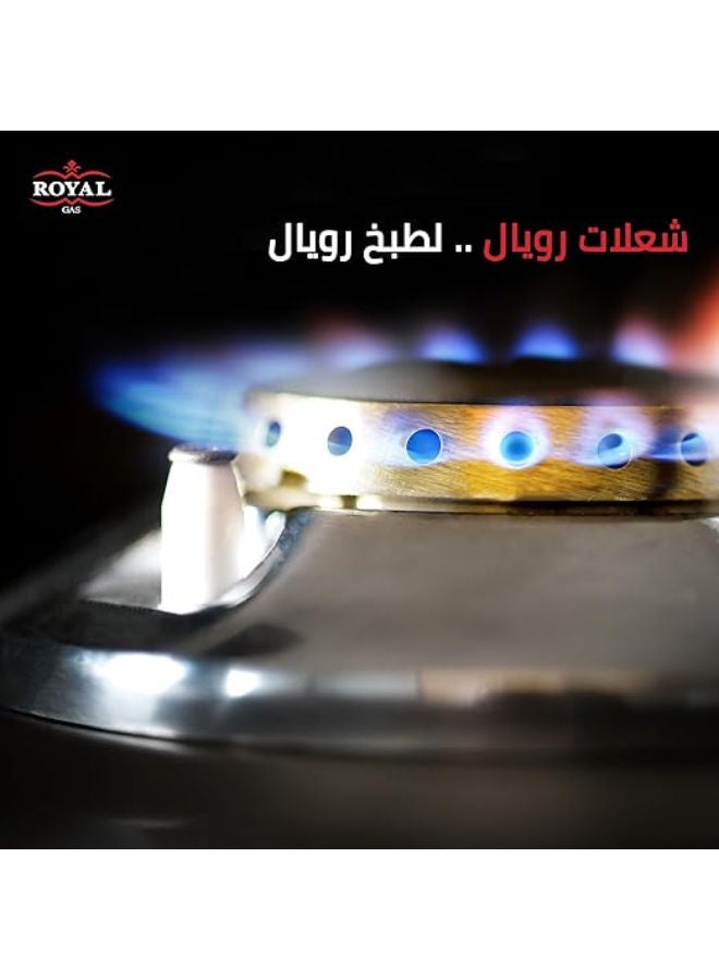 رويال 90cm Stove with Fan, Fast Series 10263 silver - Image 4