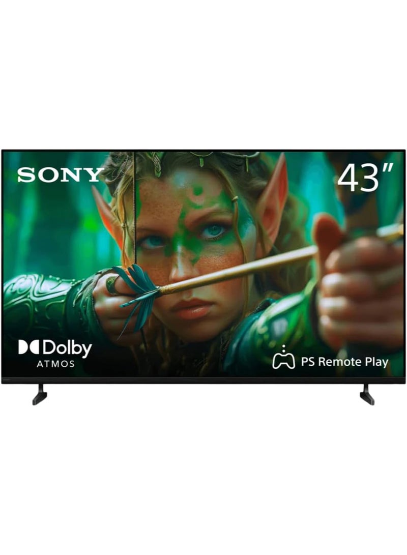 Sony Sony BRAVIA 2 II 43 Inch 4K Ultra HD HDR LED Smart Google TV (2025 Model) with Dolby Atmos, Voice Control and PS Remote Play – K43S20M2 K-43S20M2 black - Image 1