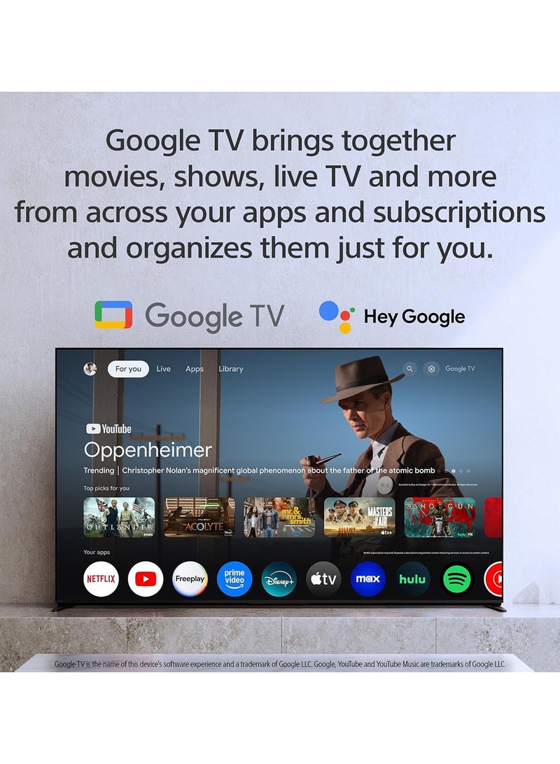 Sony BRAVIA 5 – 75″ Mini‑LED 4K Smart Google TV (2025 Model) with XR Processor, Dolby Vision/Atmos, 120 Hz Refresh, PS5 Features K-75XR50 black - Image 5