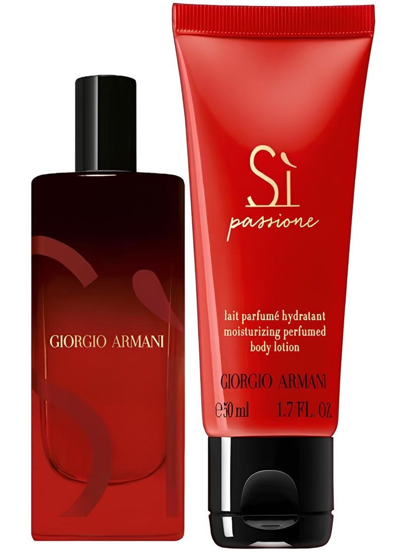 جورجيو أرماني سي باشن إنتنس 15 مل مع لوشن للجسم 50 مل 15 مل 15ملليلتر