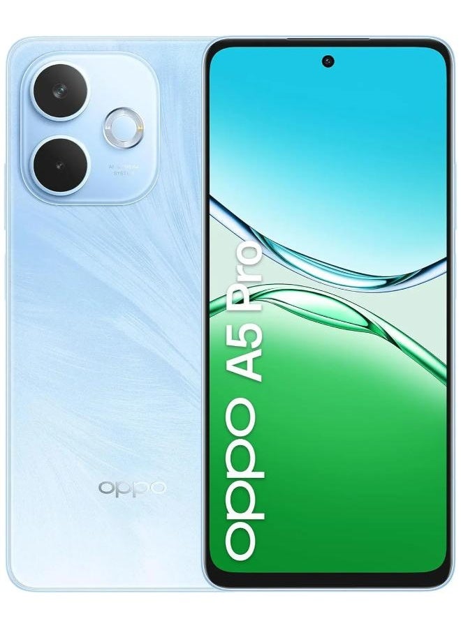 OPPO A5i Pro Dual SIM Breeze Blue 8GB RAM 256GB 5G- Middle East Version - Image 1