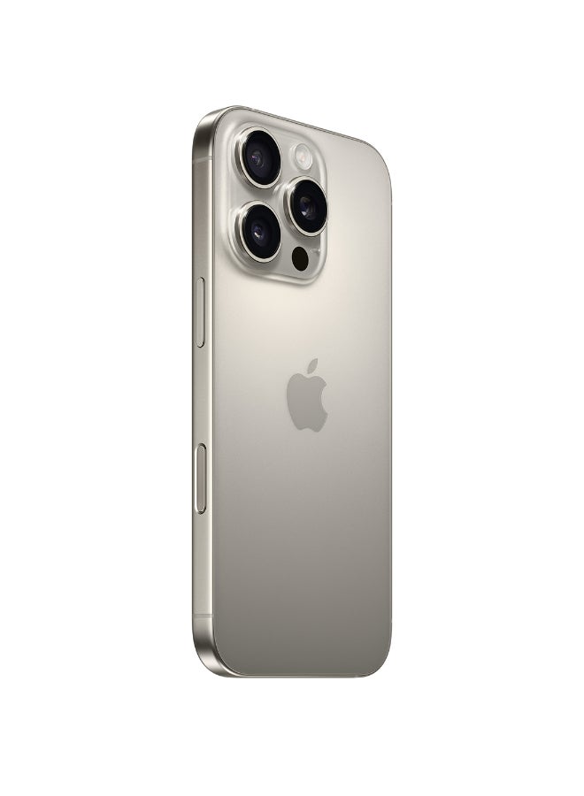 Apple Renewed - iPhone 16 Pro 128GB Natural Titanium 5G With Facetime - Middle East Version - Image 3