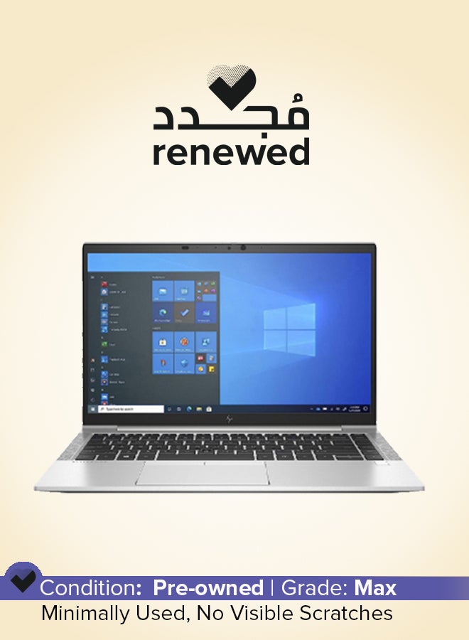 HP Renewed -  EliteBook 840 G8 Notebook Touchscreen With 14 Inch Display,Intel Core i5-1145G7/8GB RAM/256GB SSD/Windows 10 English Metallic - Image 1