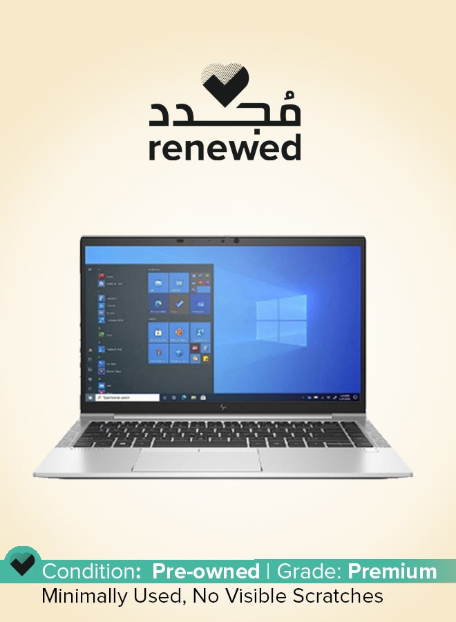 HP Renewed -  EliteBook 840 G8 Notebook Touchscreen With 14 Inch Display,Intel Core i5-1145G7/8GB RAM/256GB SSD/Windows 10 English Metallic - Image 1