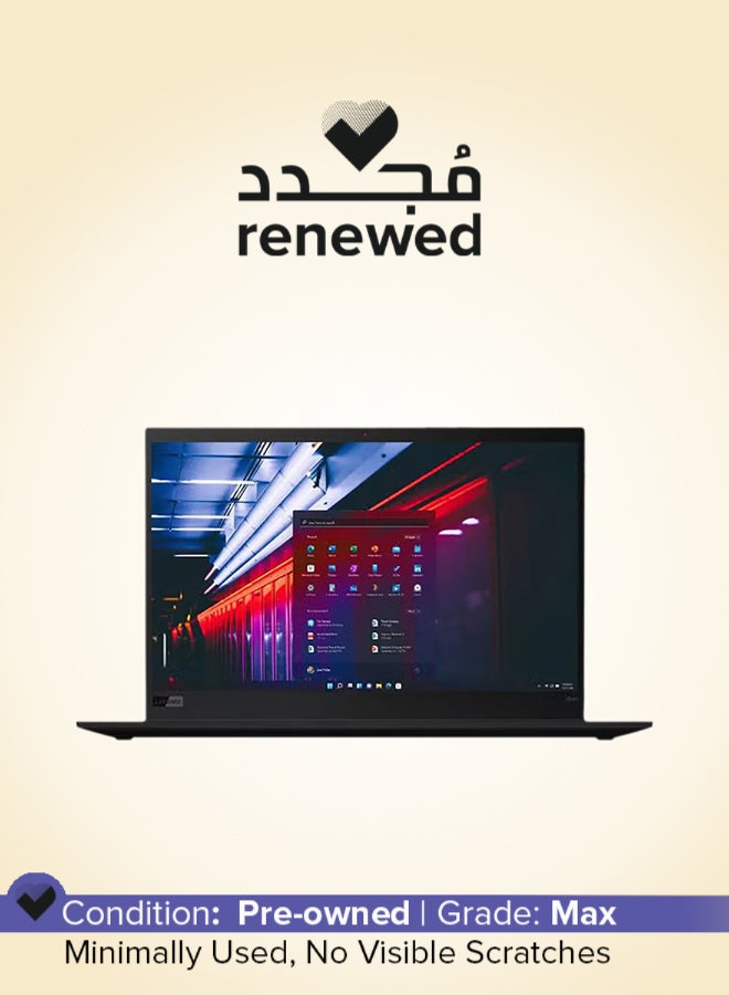 Lenovo Renewed - Thinkpad X1 Carbon Gen 7 Laptop With 14-Inch Full HD Display,Core i7 Processor/Dual Core/8th Gen/16GB RAM/512GB SSD/Intel HD Graphics/Windows 10 English Black - Image 1