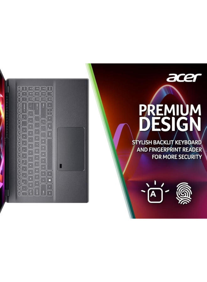 Acer Aspire 5  Laptop, 15.6-Inch FHD IPS SlimBezel Display, Intel Core i7-12650H Processor/16GB RAM/512GB SSD/Intel UHD Graphics/Windows 11 Home English Steel Gray - Image 3