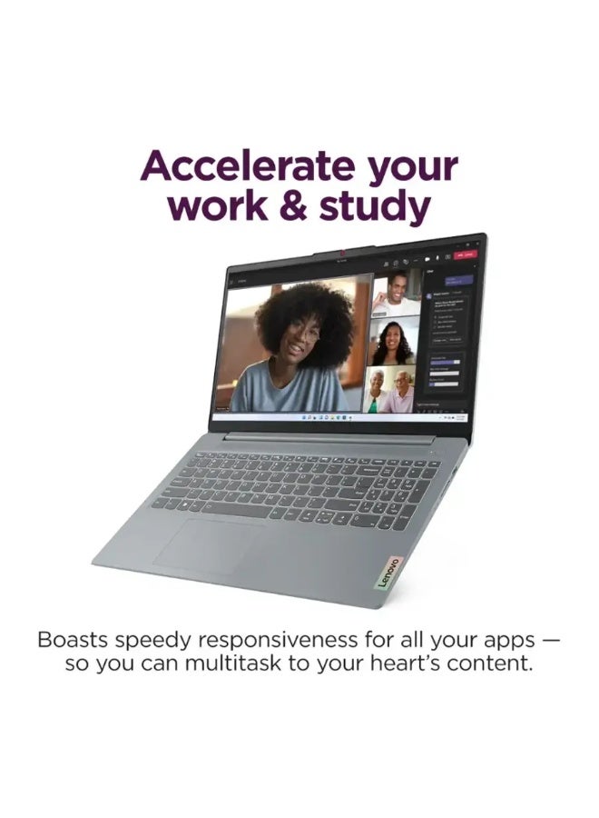 Lenovo (Upgraded Version) IdeaPad Slim 3, 15.6" Full HD Laptop, Intel Core i3-N305 Processor, 8GB Memory, 128 GB SSD, Integrated Graphics, Window 11 Home  Arctic English Arctic Grey - Image 2