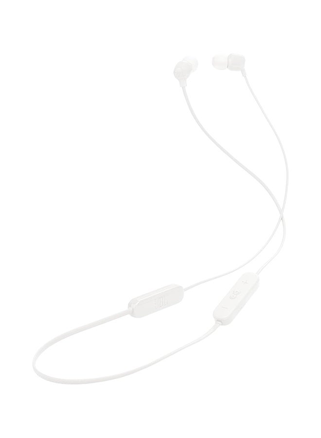 JBL Tune 135BT Wireless In-Ear Headphones with Pure Bass Sound, 25H Battery Life, Google Fast Pair, Multi-Point Connection, Hands-Free Calls, IPX4 Water Resistant, White white - Image 1