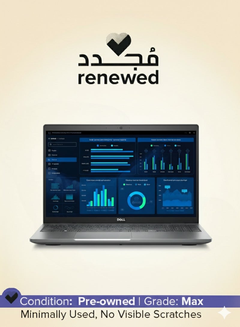 ديل مجدد - لابتوب Precision 3581 بشاشة 15.6 بوصة، معالج Intel Core i9-13900H/الجيل 13/ذاكرة 32GB RAM/قرص SSD سعة 512GB/نظام Windows 11 - Image 1