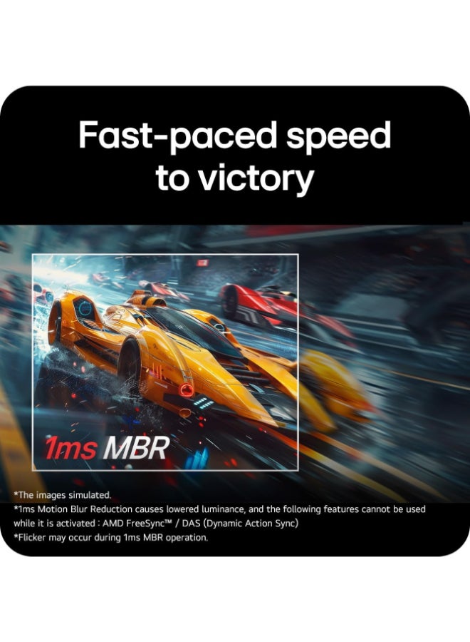 LG 27G411A-B 27-inch Ultragear Full HD (1920 x 1080) IPS Gaming Monitor, 144Hz (O/C), 1ms MBR, NVIDIA G-Sync Compatible, AMD FreeSync, HDR10, HDMI, DisplayPort, Slim Stand, Black black - Image 5