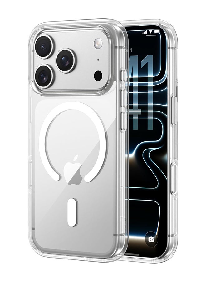 belkin SheerForce Clear MagSafe Compatible iPhone 17 Pro Case with Slim Design And Anti-Scratch Treated Coating - Magnetic, Transparent, And Shockproof Protective iPhone Case - Clear - Image 1