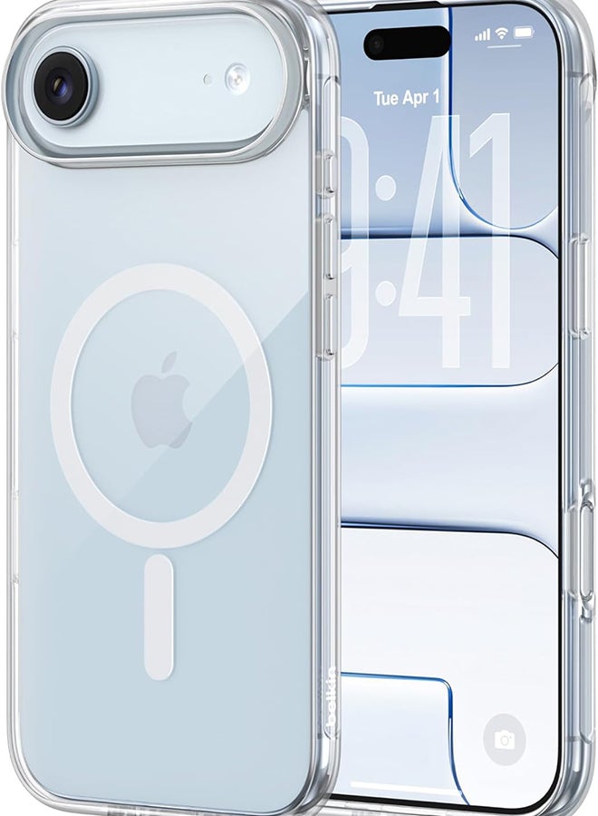 belkin SheerForce Clear MagSafe Compatible iPhone Air Case with Slim Design And Anti-Scratch Treated Coating - Magnetic, Transparent, And Shockproof Protective iPhone Case - Clear - Image 1