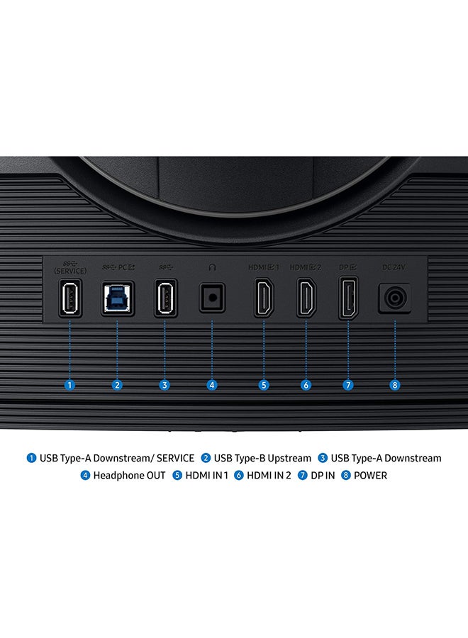 سامسونج Ultra Wide Gaming Monitor 40" G7 G750F WUHD (5,120 x 2,160), 180hz Refresh Rate, 1ms Response time, VESA DisplayHDR 600, Height Adjustment, LS40FG750EMXUE black - Image 3