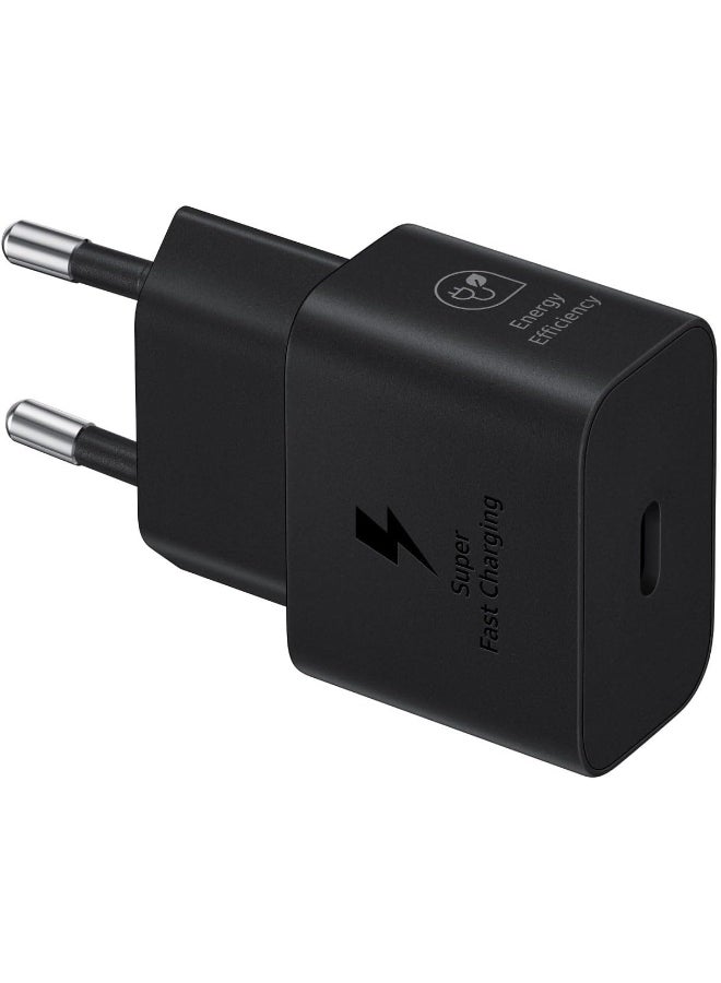 سامسونج Renewed - Type-C 25W Fast Charge Adapter - Black - Image 2