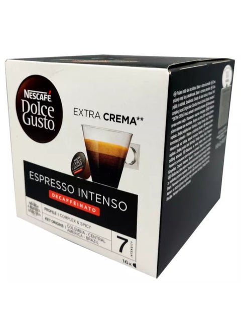 Dolce Gusto Espresso Intenso Decaffeinato 16 capsgrams Pack of 16