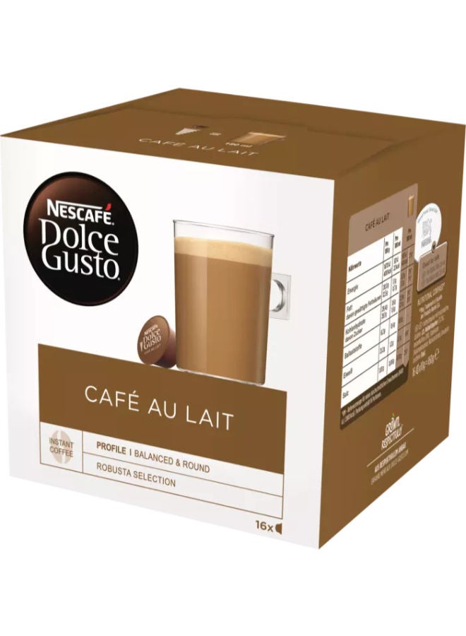 نسكافيه Dolce Gusto Café Au Lait 16 capsgrams Pack of 16