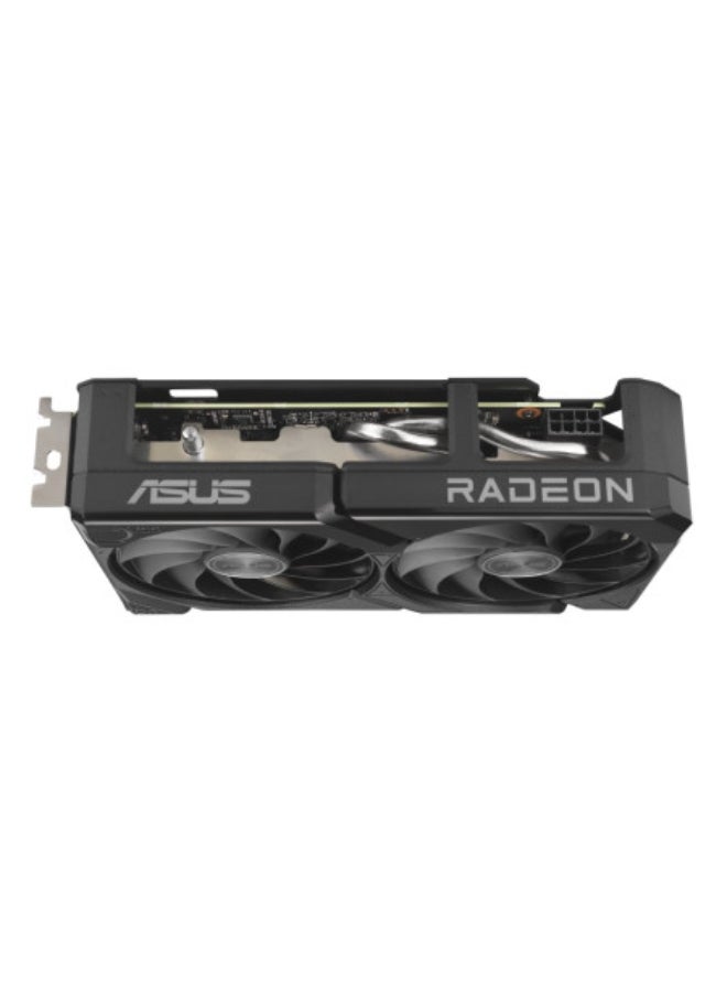 ASUS Dual AMD Radeon RX 9060 XT 16GB GDDR6 Graphics Card, PCIe 5.0, 2.5-Slot Dual Axial-Tech Fans, Boost Clock Up to 3250 MHz, 128-bit Memory Interface, HDMI 2.1 + DisplayPort 2.1, Dual BIOS (Performance/Quiet), 0dB Fan Technology, Vented Backplate, Compact 202 mm Design | 90YV0LG2-M0NA00 - Image 5