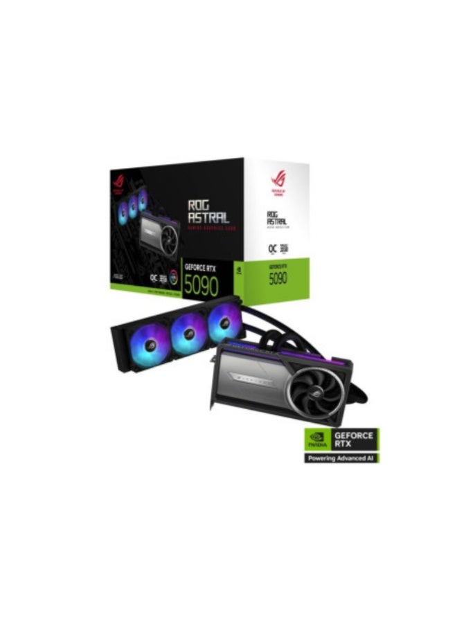 ASUS ROG Astral LC 90YV0LW2-M0NA00 Graphics Card, GeForce RTX 5090, 32GB Memory, Triple Fans - Image 1