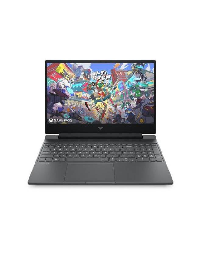 HP laptop Victus Gaming Laptop 15-fb3015ne (C53H2EA), AMD Ryzen™ 7 7445H, 16GB RAM, 512GB SSD, NVIDIA® GeForce RTX™ 4050GPU (6 GB), Windows 11 Home, Mica Silver - Image 1
