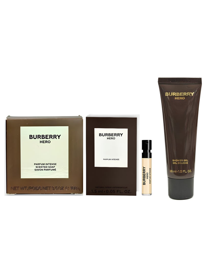 BURBERRY Hero Men's 3-Piece EDP Set 1.5ml