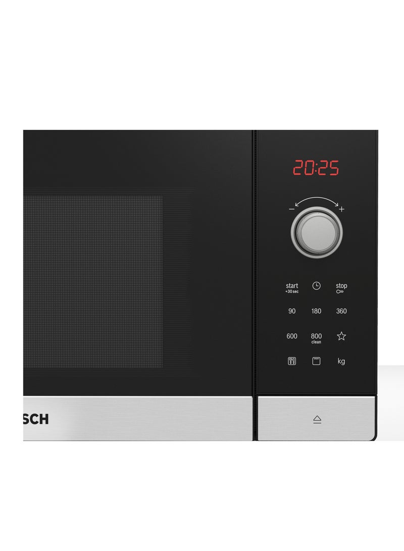 Bosch 25L Freestanding Microwave Oven with Grill, AutoPilot 8, QuickStart 25 L 1270 W FEL053MS1M black - Image 2