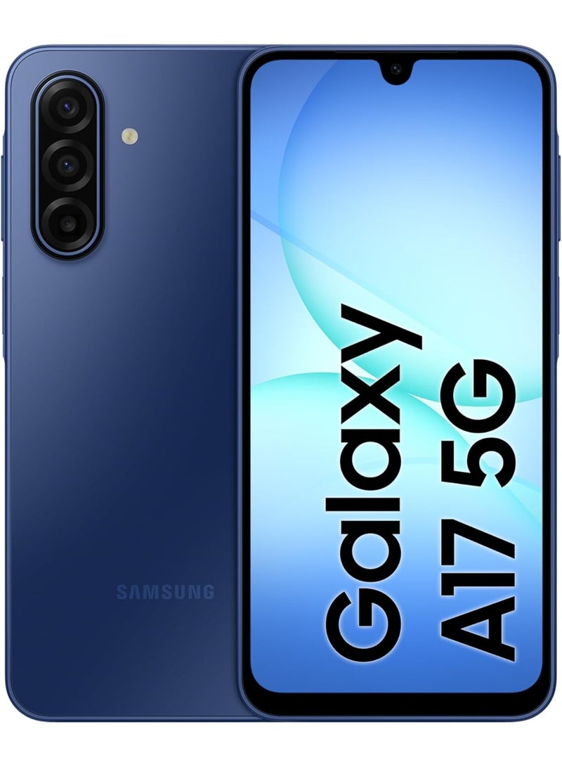 سامسونج Galaxy A17 5G Blue (8 GB RAM / 256 GB Storage) Android Smartphone | 6x OS Upgrades, Large Display, 50MP OIS Camera | International Version - Image 1