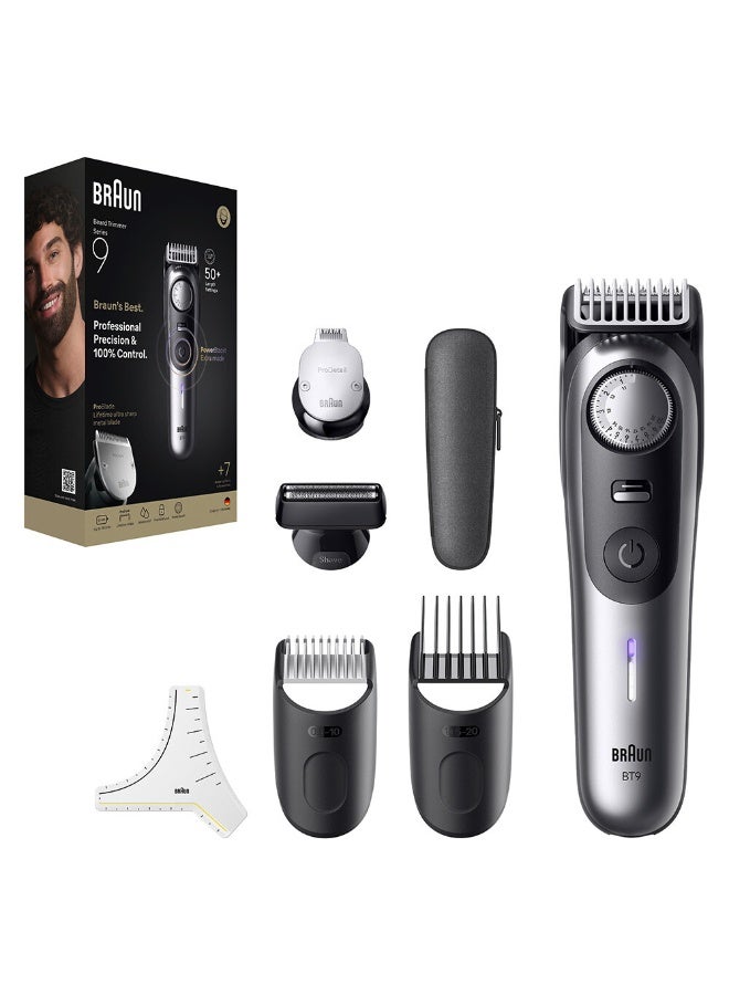 براون مكينة حلاقة اللحية سلسلة 9 + 7 أدوات حلاقة - BT 9520 - Image 1